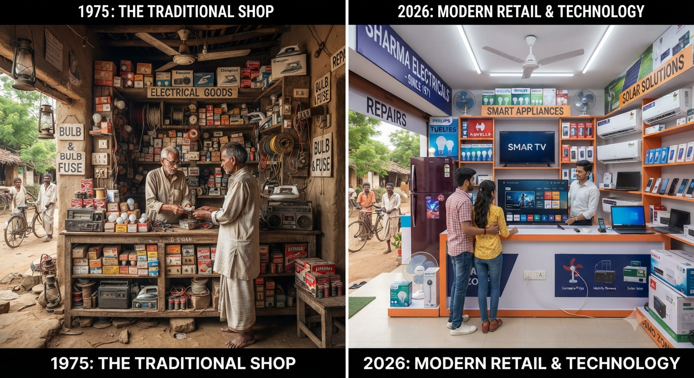 The Evolution of Village Commerce: The Local Electrical Shop From 1975 to 2026